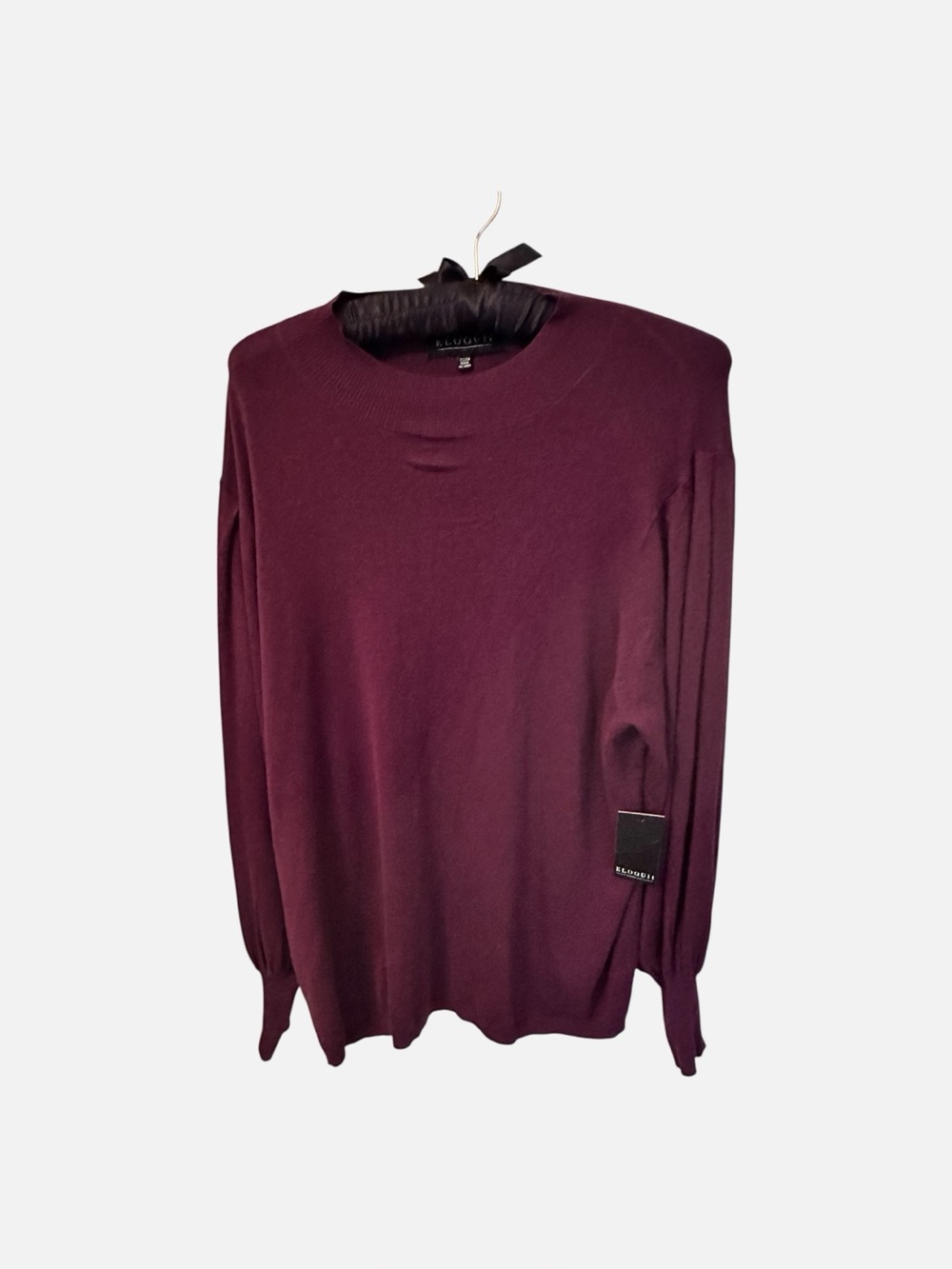 Purple Elouquii mock turtleneck sweater, size 3x, new with tags